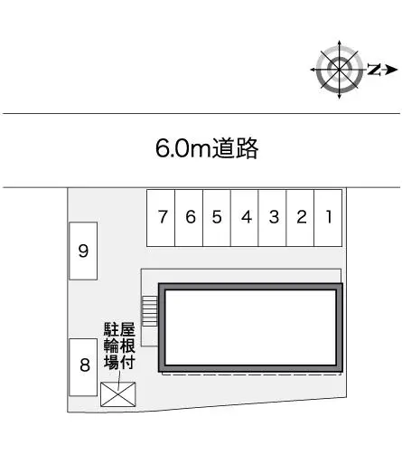 ★手数料０円★高崎市下中居町　月極駐車場（LP）